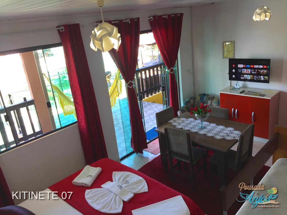 Pousada Anjos - A 2 Quadras Do Mar Bed & Breakfast มาติญอส ภายนอก รูปภาพ